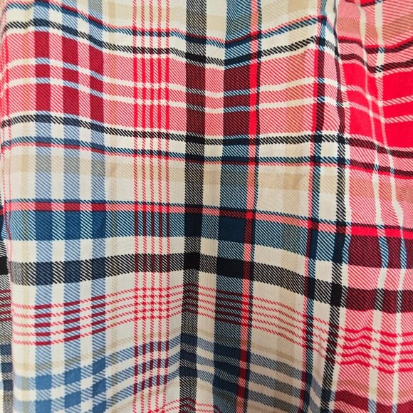 Torrid Challis Back Criss Cross Tank - Summer Plaid - Picture 6 of 7